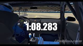 iRacing - VW Jetta TDI Hotlap at Phoenix 2008 Road Course