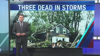 Three people are dead following a tornado in far eastern Oneida County