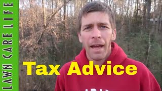 Lawn Care Business Advice on Taxes and Deductions