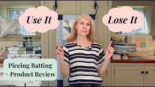 How to Piece Quilt Batting 2 Easy Ways + “Use It or Lose It” Product Review!