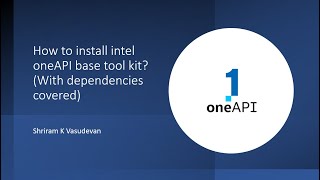How to install oneAPI Base took kit in Windows, Dependencies and details? (V.Studio, Intel Python)