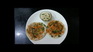 வெங்காய ஊத்தப்பம்/Masala Onion Uttappam Recipe in Tamil