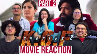 KGF: Chapter 2 Movie Reaction! | Part 2 | Yash | Srinidhi Shetty | MaJeliv | Rocky can bleed