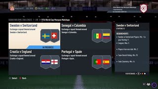 FIFA 23 SBC - FIFA WORLD CUP MARQUEE MATCHUPS - SWEDEN V SWITZERLAND - CHEAP SOLUTION [NO POS. MOD.]