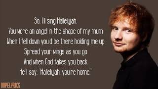 Supermarket Flowers -  Ed Sheeran Lyrics