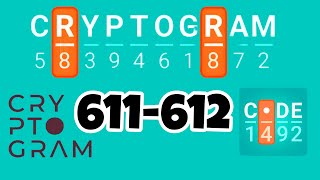 CRYPTOGRAM level 611 612