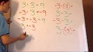 Math Basics - integers - multiplication and division - examples