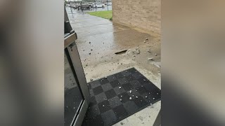 Lightning strike damages Lumberton High School