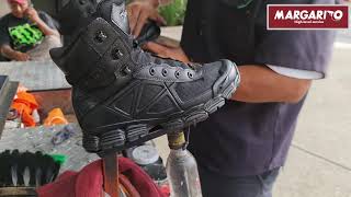 Como lustrar botas tacticas de tela y plastico