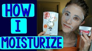 How I moisturize my face  + vegan crock pot curry 🙂💦🌱🌱