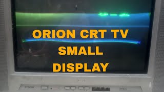 ORION CRT TV SMALL DISPLAY