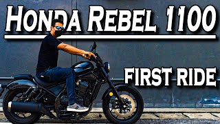 #HondaRebel #HondaRebel1100 #Firstride ขับขี่ครั้งแรกกับ Honda Rebel 1100  | Me Rider