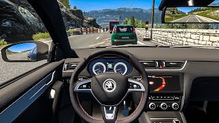 2018 Skoda Octavia A7 - Euro Truck Simulator 2 [Steering Wheel Gameplay]