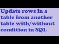 Update table using Joins in SQL | SQL Joins Update