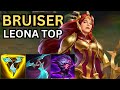 CC CHAIN BRUISER LEONA TOP LANE! THIS WAS AN INSANE GAME! A-Z Top Lane Challenge!