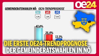 Die erste große oe24-Trendprognose der Gemeinderatswahlen in NÖ