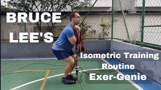 Bruce Lee's Isometric Training Routine Using Exer-Genie.
