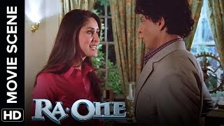 Kareena Kapoor get abusive with Shah Rukh Khan | RA.One | Movie Scene