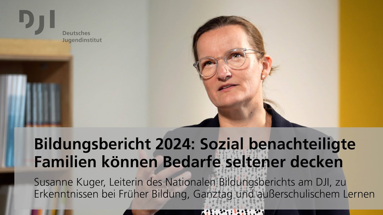 Bildungsbericht 2024: Sozial Benachteiligte Familien Können Bedarfe ...