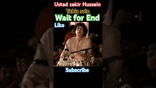 Best video Ustad zakir Hussain ~ Tabla solo 🤩🙏🎧 || wait for End || #musicalinstrument #tabla