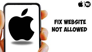 How To Fix Website Not Allowed On Iphone Sensitive Content Fix 2026