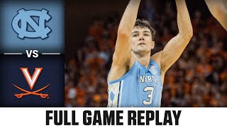 North Carolina vs. Virginia  Game Replay | 2023-24 ACC Men's Basketball