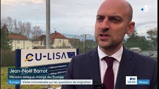 French Minister Barrot visits eu-LISA