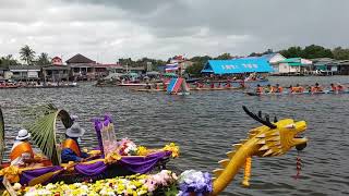 นายก ปุ๊ ให้กำลังใจ เรือสวยงามการแข่งขันเรือเพรียว ชิงถ้วยพระราชทาน ประจำปี 2561