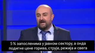 Милован Јаковљевић, подпредседник ДВЕРИ, Влада Србије узима од грађана више него што даје!