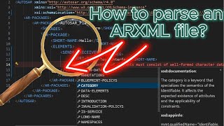 how to parse arxml file by using Python