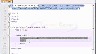 JavaScript Video Tutorial– 20/40. while Loop