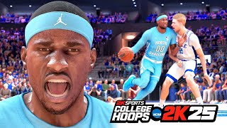 College Hoops 2K25 My Career: DEMIGOD Build vs Cooper Flagg!