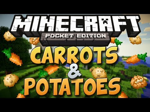 How To Get Carrots & Potatoes In Minecraft Pocket Edition - Minecraft PE Tutorial How To Get Carrots & Potatoes In Minecraft Pocket Edition - Minecraft PE Tutorial