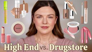 Trying the Newest VIRAL Drugstore Makeup! Drugstore vs High End Side By Side Comparison