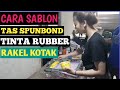 how to screen print spunbond bags