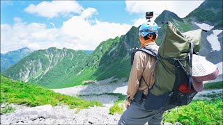 北アルプス奥穂高岳3190mへ！涸沢カールから上高地へ下山【ドローン】Japan 3rd High Mt okuho  North alps hike vlog【テント泊登山】