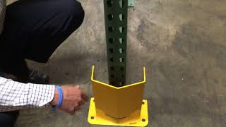 Seismic Racking with various post protectors