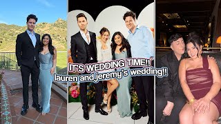 THE WEDDING IS HERE!! Lauren and Jeremy's Wedding!!!