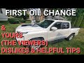 2022 Nissan Frontier Oil Change with YOUR Dislikes (what the views dislike about the truck)