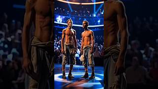 You Won’t Believe This! 2 Men Turn Into Tigers on AGT Stage! 😳🔥 #shorts #agt #gottalent #ai