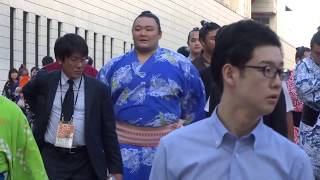 【大相撲 夏場所】11日目 力士出待ち 朝乃山　明生　嘉風　両国 東京Grand Sumo Tournament 2019/05/22 Ryougoku Tokyo,Japan