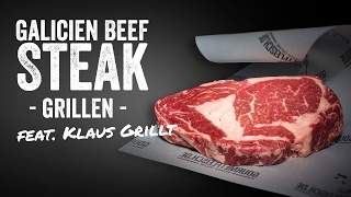 Dry Aged Galicien Beef Steak von Gourmetfleisch.de grillen feat. Klaus grillt