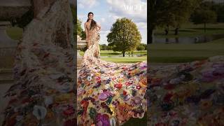 Isha Ambani in a sari gown that took 10,000 hours to complete for #MetGala | Vogue India