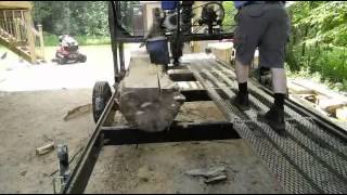 Custom Built Swing Blade Portable Sawmill in Ontario