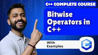 Lec-16: Bitwise Operators in C++ | C++ programming for beginners | C++ by Varun sir | @gatesmashers