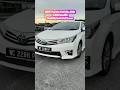 2016 Toyota Corolla Altis 1.8G Facelift Rm820/mth #fullloan #toyota #corollaaltis