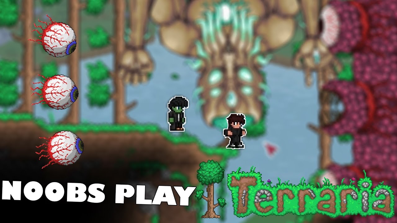 FIRST TIME PLAYING TERRARIA - YouTube