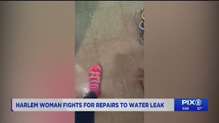 Harlem woman fighting to repair leak in her parents' bedroom