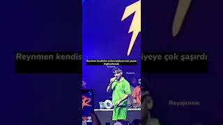 Reynmen kendisine verilen hediyeye çok şaşırdı/ Konser mskdkslss