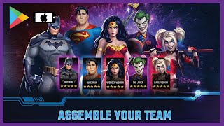 DC Heroes & Villains Match 3 gameplay (Android, iOs)